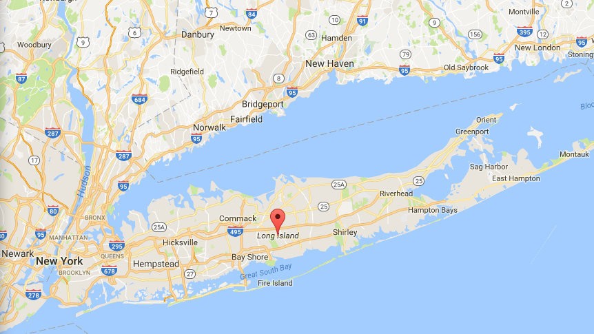 Long Island mapa